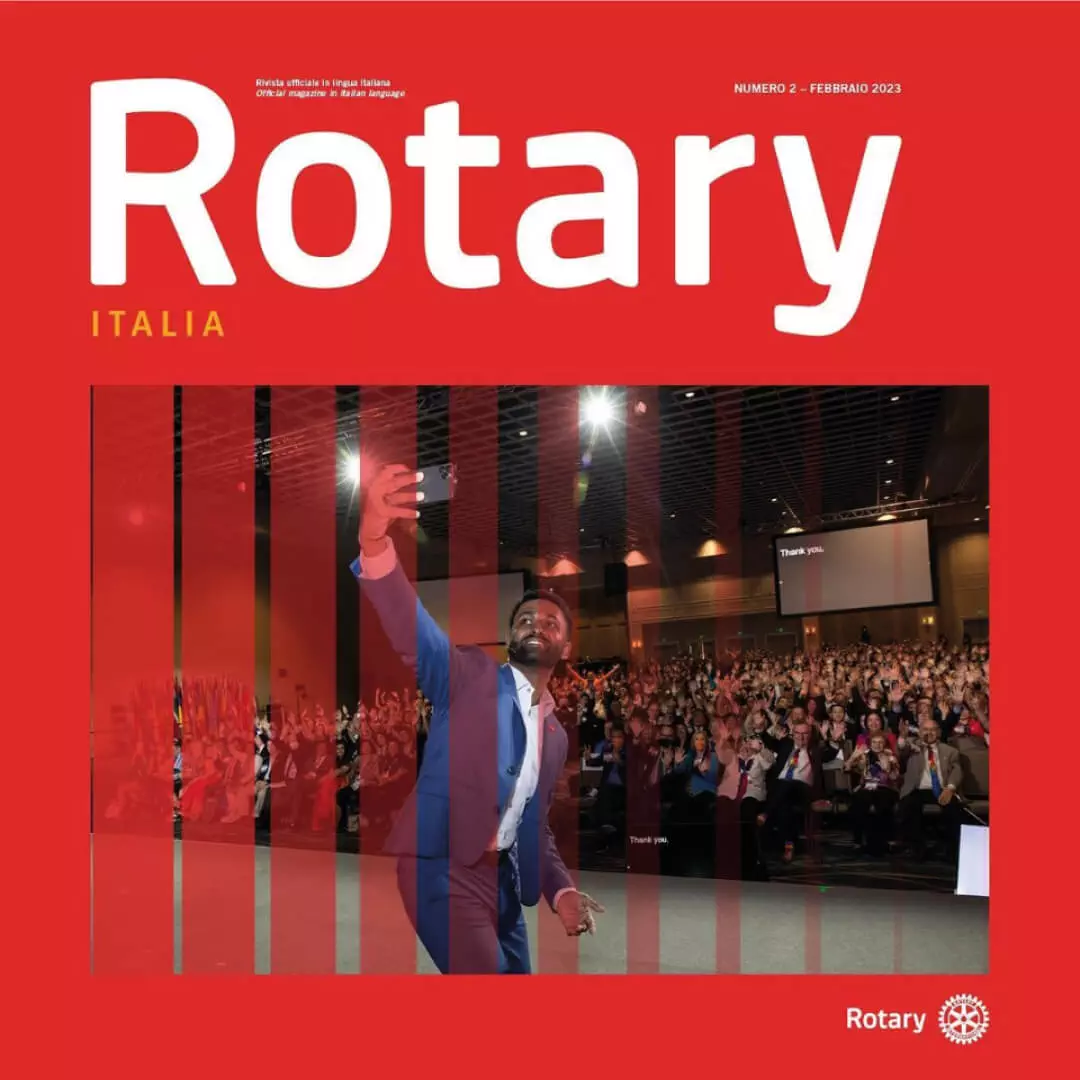 copertina rivista rotary marzo