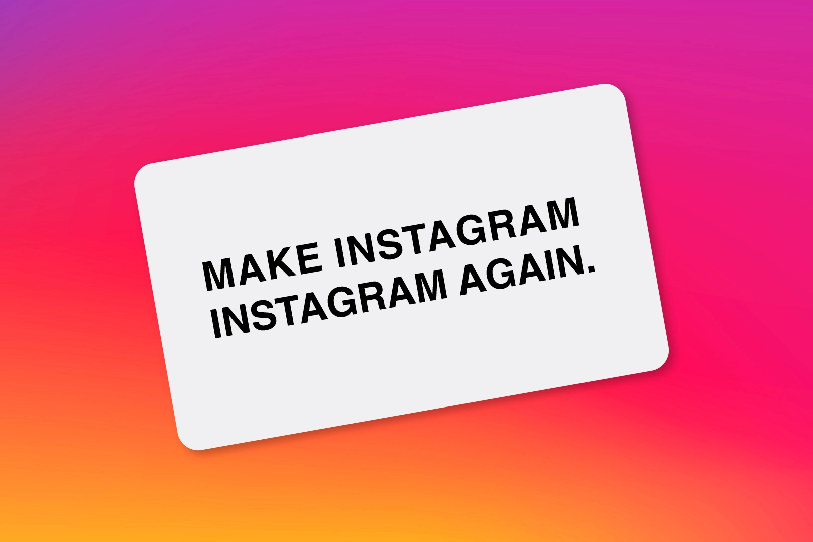 immagine make instagram again pernice agenzia di comunicazione bergamo