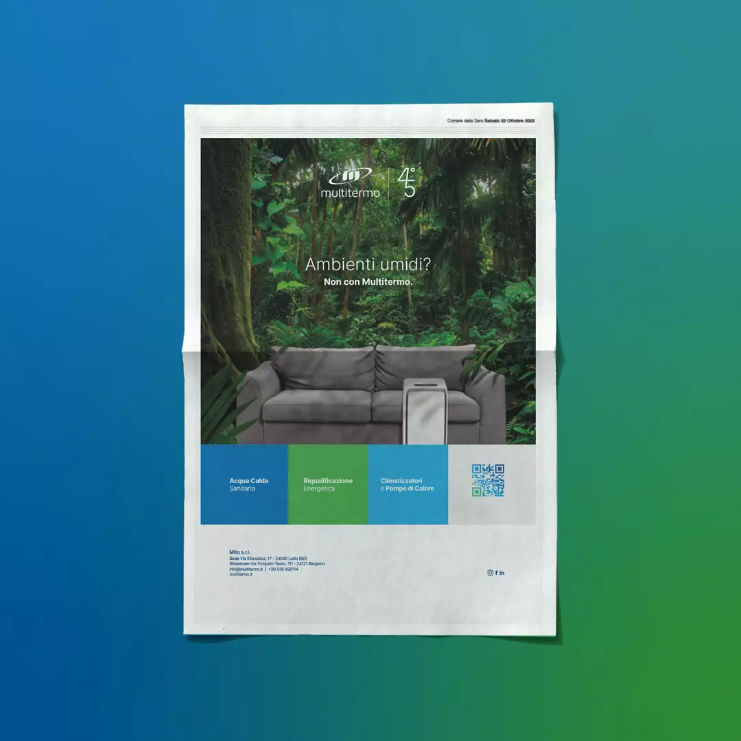 immagine adv su giornale multitermo