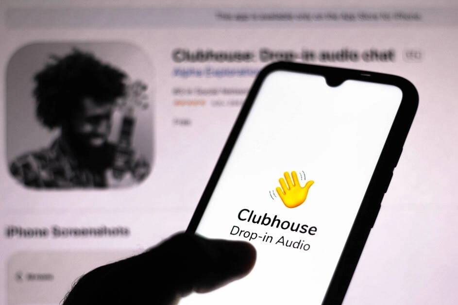 immagine social media clubhouse