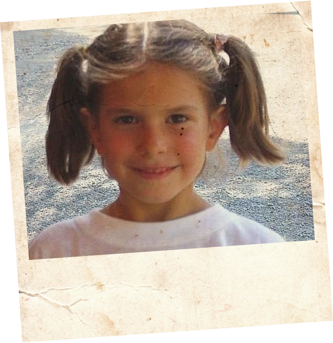 foto giulia piazzalunga bambina