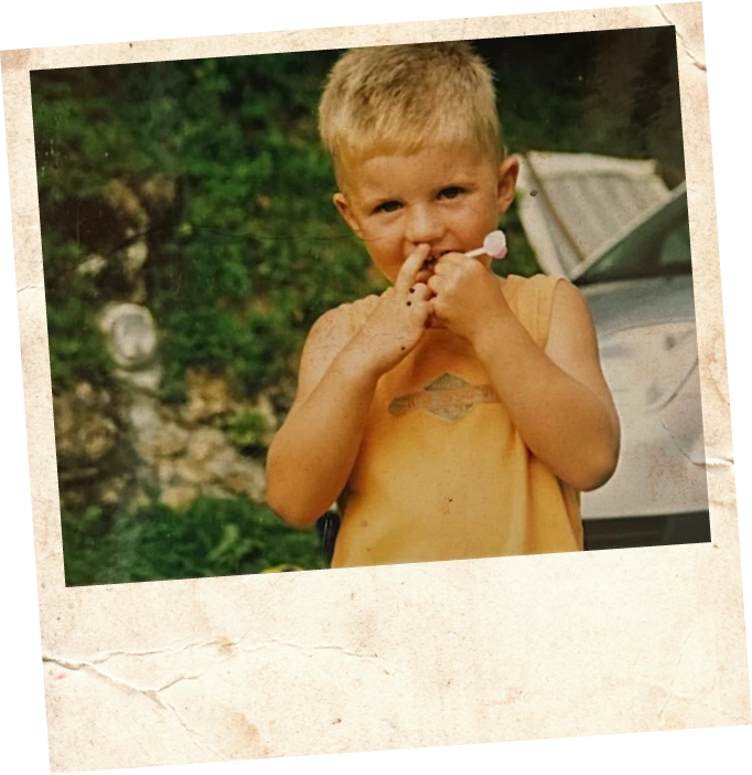 foto matteo romelli bambino