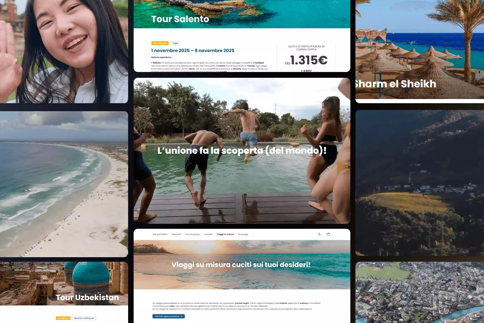 immagine nuovo sito borgoviaggi agenzia di comunicazione bergamo